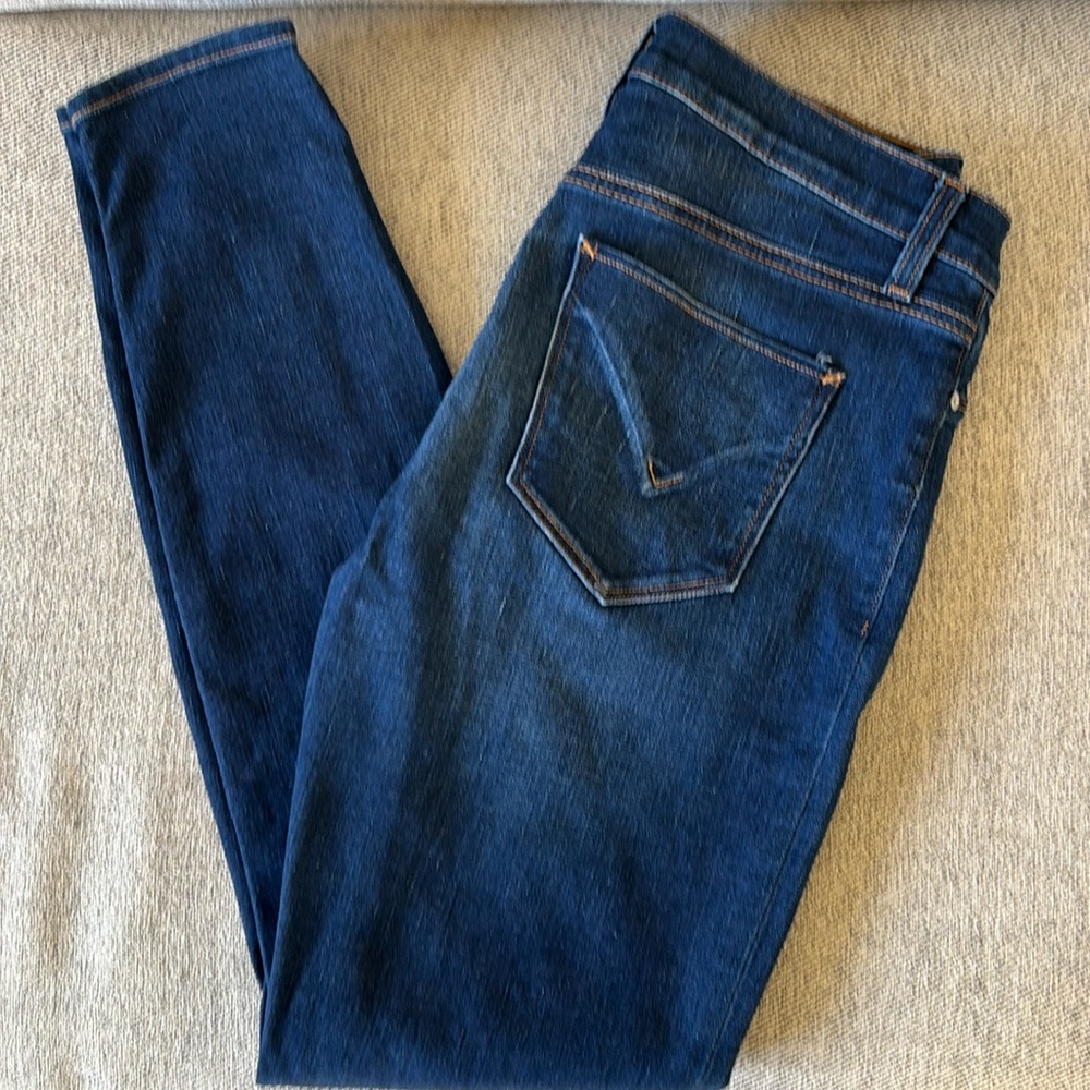 HUDSON Barbara Skinny Jeans 28 Dark Denim